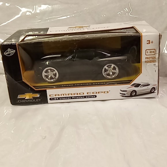 Lollipop Toys Chevy Camaro COPO 1:24 Friction Power Series Black NIB - Picture 1 of 5